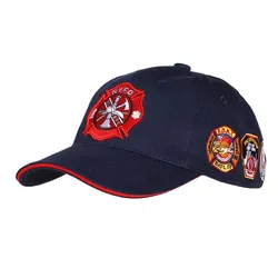 FOSTEX čepice baseball FIRE DEPARTMENT NY TMAVĚ MODRÁ