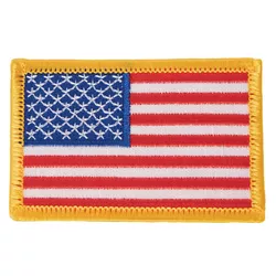 ROTHCO nášivka US vlajka 5 x 7,5 cm barevná žlutý lem