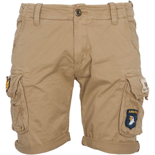 Alpha Industries Kalhoty krátké  Crew Short Patch pískové 30