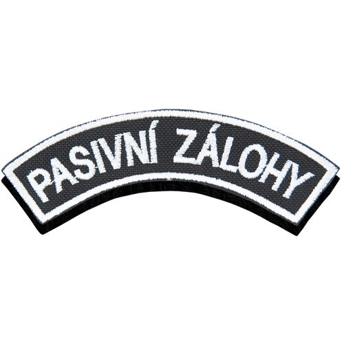 Nášivka: PASIVNÍ ZÁLOHY [ssz] černá | bílá