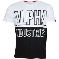 Alpha Industries Tričko  Block T bílé L