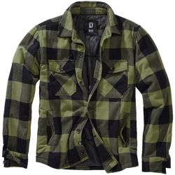 Brandit Bunda Lumberjacket černá | olivová XXL