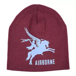 FOSTEX čepice pletená AIRBORNE PEGASUS VÍNOVÁ