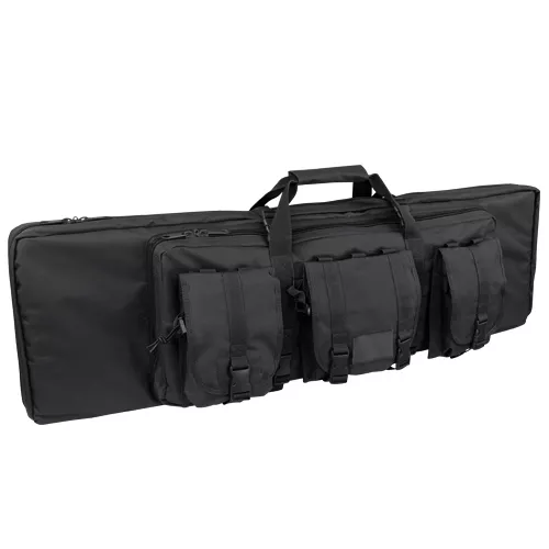 CONDOR OUTDOOR taška na pušku 105 cm se 3 kapsami a popruhy ČERNÁ
