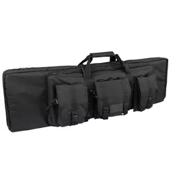 CONDOR OUTDOOR taška na pušku 105 cm se 3 kapsami a popruhy ČERNÁ