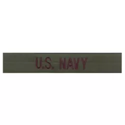 MILITARY RANGE nášivka "U.S. NAVY" OLIV