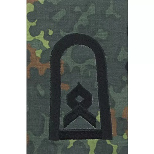 Bundeswehr n/a Nárameník BW HAUPTFELDWEBEL FLECKTARN / černé vyšití