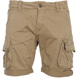 Alpha Industries Kalhoty krátké Crew Short khaki 34