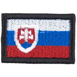 Nášivka: Vlajka Slovensko [mini] černá