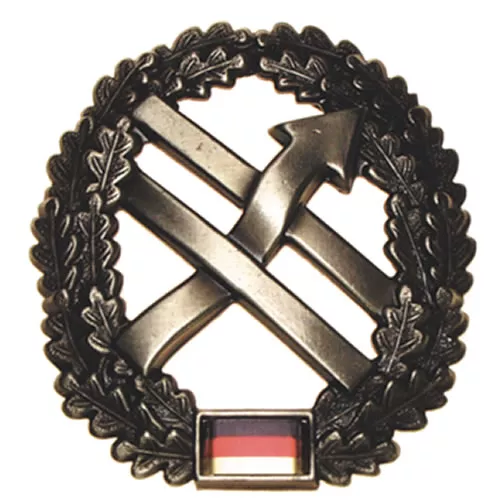 Bundeswehr odznak BW na baret PSV kovový