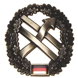 Bundeswehr odznak BW na baret PSV kovový