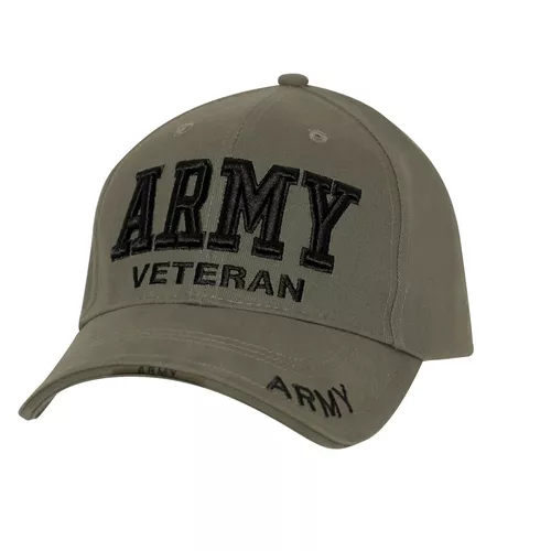 ROTHCO čepice DELUXE ARMY VETERAN baseball ZELENÁ