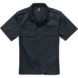 Brandit Košile US Hemd 1/2 černá XL