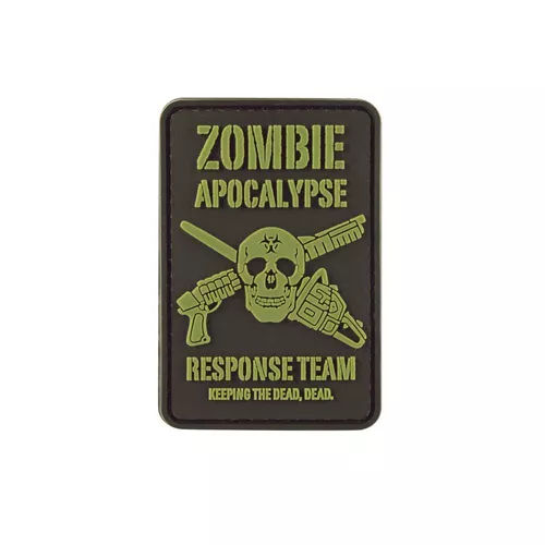 KOMBAT nášivka plast ZOMBIE APOCALYPSE velcro