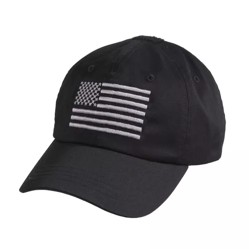ROTHCO čepice baseball TACTICAL OPERATOR vlajka US ČERNÁ