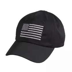 ROTHCO čepice baseball TACTICAL OPERATOR vlajka US ČERNÁ