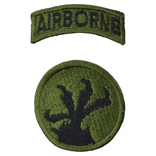 NAVYS nášivka 17th AIRBORNE DIVISON - OLIV