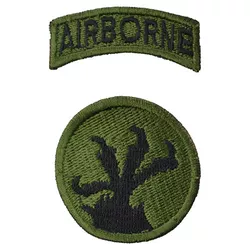 NAVYS nášivka 17th AIRBORNE DIVISON - OLIV