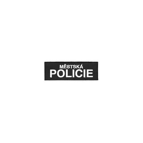 NAVYS nášivka MĚSTSKÁ POLICIE malá ČERNÁ
