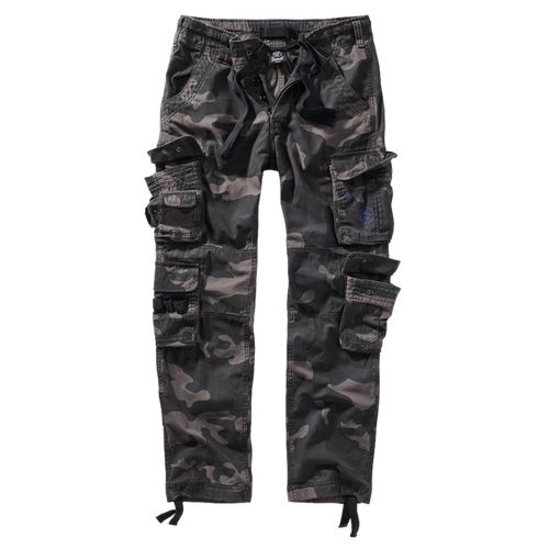 Brandit Kalhoty Pure Slim Fit Trouser darkcamo XXL