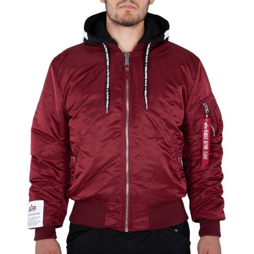 Alpha Industries Bunda  MA-1 ZHP bordová M