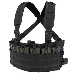 CONDOR OUTDOOR vesta taktická RAPID ASSAULT CHEST RIG ČERNÁ