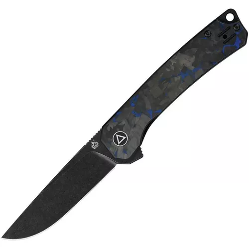 QSP nůž zavírací OSPREY hladké ostří G10/CF ČERNÝ/MODRÝ
