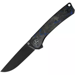 QSP nůž zavírací OSPREY hladké ostří G10/CF ČERNÝ/MODRÝ