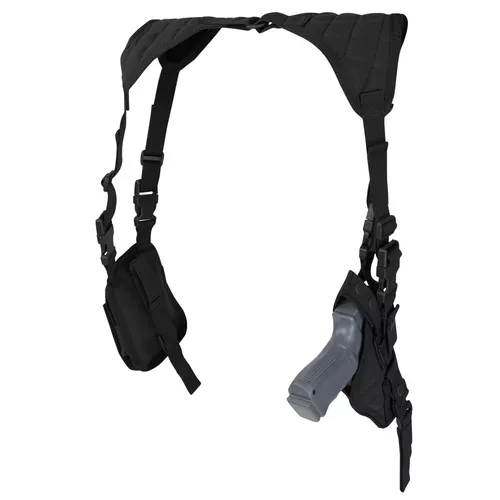 CONDOR OUTDOOR pouzdro podpažní pistolové UNI vertikální ČERNÉ
