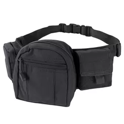 CONDOR OUTDOOR ledvinka FANNY PACK s opaskem ČERNÁ