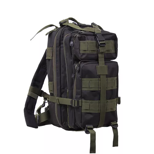 ROTHCO batoh ASSAULT I MEDIUM TRANSPORT ČERNO-ZELENÝ