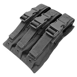 CONDOR OUTDOOR sumka MOLLE trojitá na zásobníky MP5 ČERNÁ
