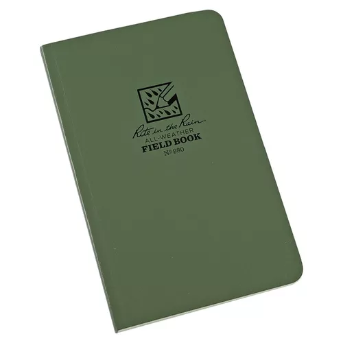 RITE IN THE RAIN blok voděodolný TACTICAL Field Book ZELENÝ