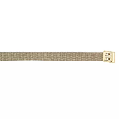 ROTHCO opasek KHAKI se zlatou provlíkací sponou 135 cm