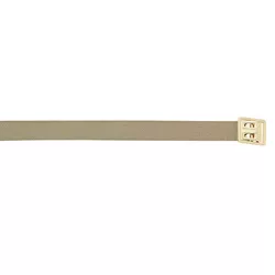 ROTHCO opasek KHAKI se zlatou provlíkací sponou 135 cm