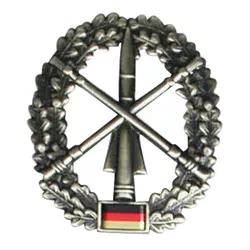 Bundeswehr odznak BW na baret Heeresflugabwehrtruppe