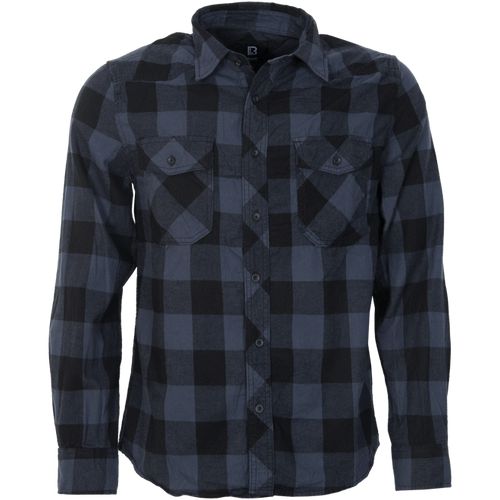 Brandit Košile Check Shirt šedá | černá 5XL