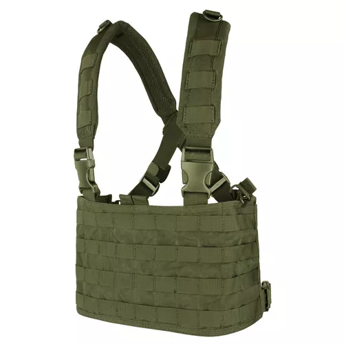 CONDOR OUTDOOR vesta taktická MOLLE CHEST RIG OPS ZELENÁ