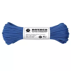 ROTHCO šňůra PARACORD nylon 550LB ø 4 mm / 30 m MODRÁ