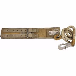 Opasek hasičský CZ s karabinou bílý