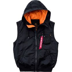 Alpha Industries Vesta  MA-1 Vest Hooded černá L