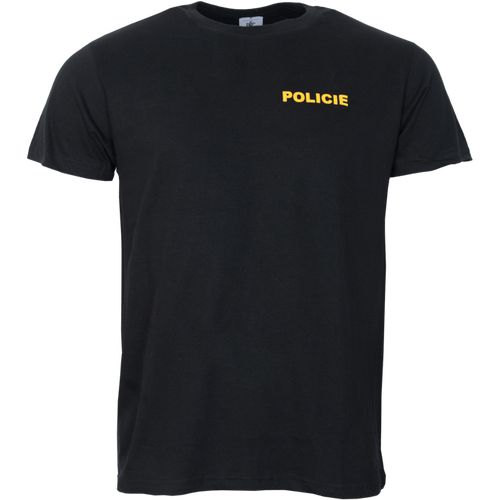 Tričko POLICIE černé XXL