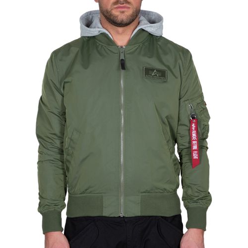 Alpha Industries Bunda  MA-1 TT Hood BP Ref. šalvějová XL