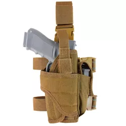 CONDOR OUTDOOR pouzdro pistolové stehenní TORNADO COYOTE BROWN