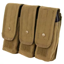 CONDOR OUTDOOR sumka MOLLE trojitá na zásobníky AK COYOTE BROWN