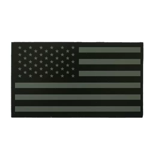 MILITARY RANGE nášivka IFF IR vlajka USA VELCRO ZELENÁ