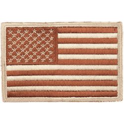 Nášivka: Vlajka USA [standardní] béžová | hnědá