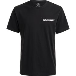 Brandit Tričko SECURITY s nápisem černá | bílá 3XL