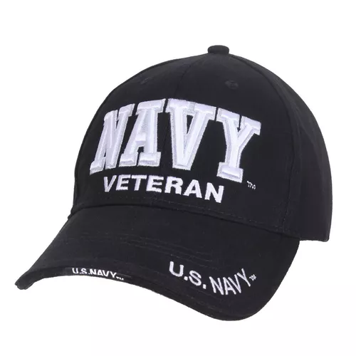 ROTHCO čepice baseball NAVY VETERAN ČERNÁ