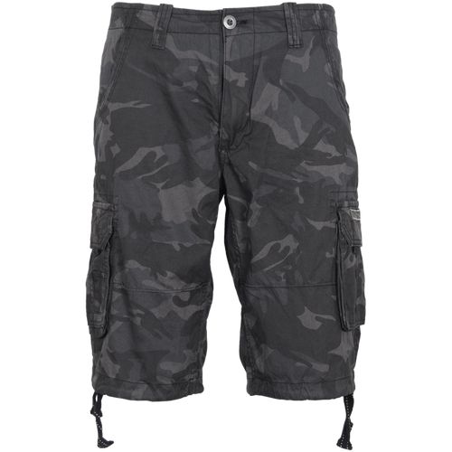 Alpha Industries Kalhoty krátké  JET SHORT blackcamo 34